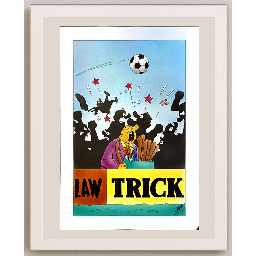 Patrick Heymans 29x21cm Orijinal Karikatür BOD04987