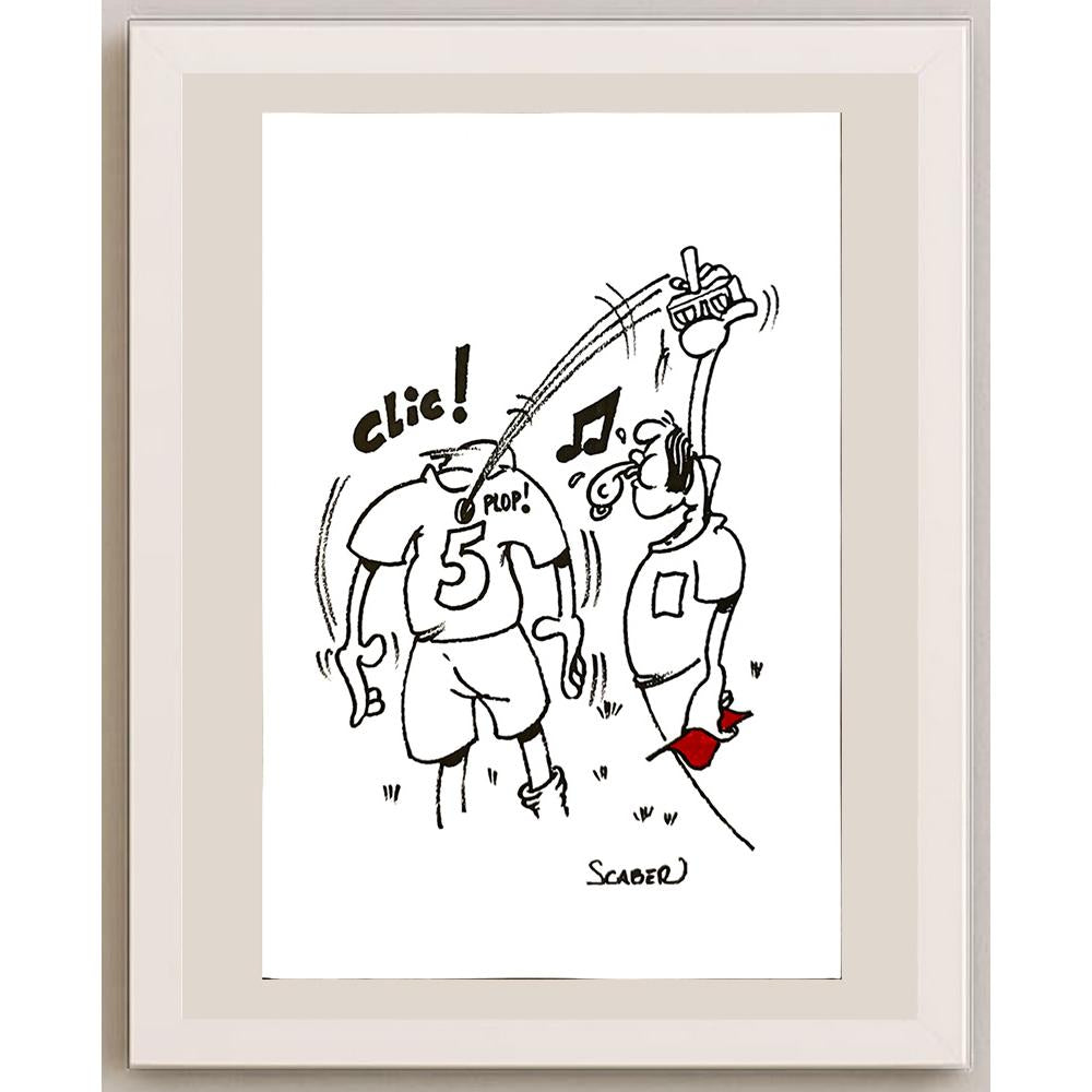Scaber 29x21cm Orijinal Karikatür BOD04988