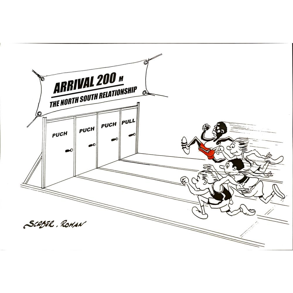 Scaber 29x21cm Orijinal Karikatür BOD04991