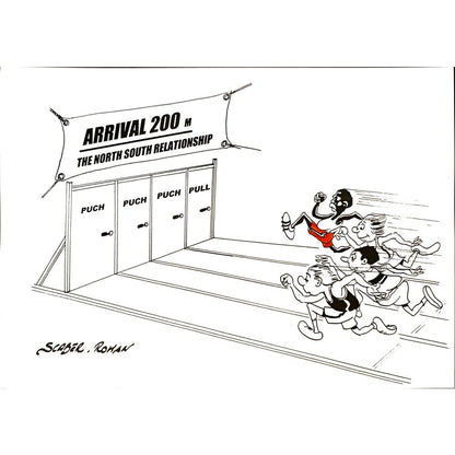 Scaber 29x21cm Orijinal Karikatür BOD04991