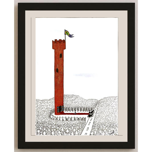 Marian Lupu 29x21cm Orijinal Karikatür BOD04993