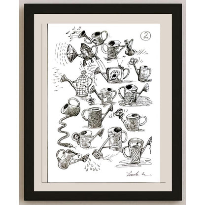 Leonte Nastase 29x21cm Orijinal Karikatür BOD05003