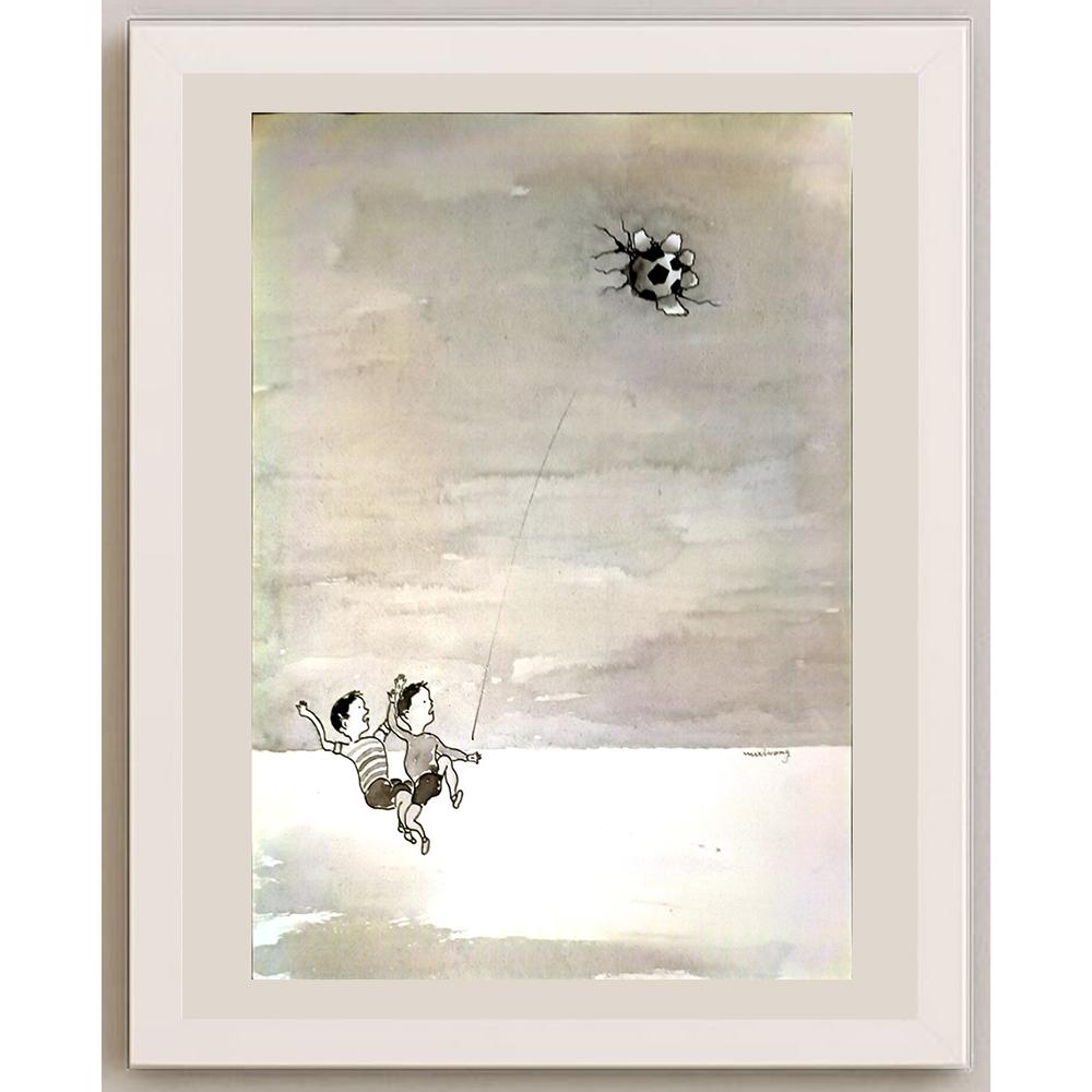 Wu Xi Hong 29x21cm Orijinal Karikatür BOD05008