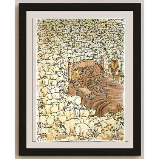 Ikhsan Dwjong 29x21cm Orijinal Karikatür BOD05011