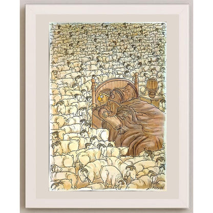 Ikhsan Dwjong 29x21cm Orijinal Karikatür BOD05011