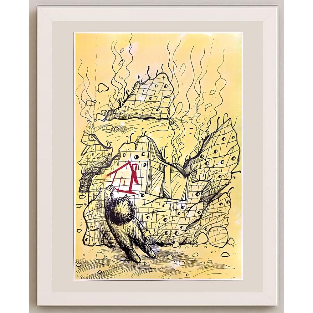 Harumi Imahase 29x21cm Orijinal Karikatür BOD05013