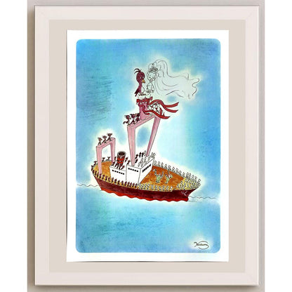 Harumi Imahase 29X21cm Orijinal Karikatür BOD05014