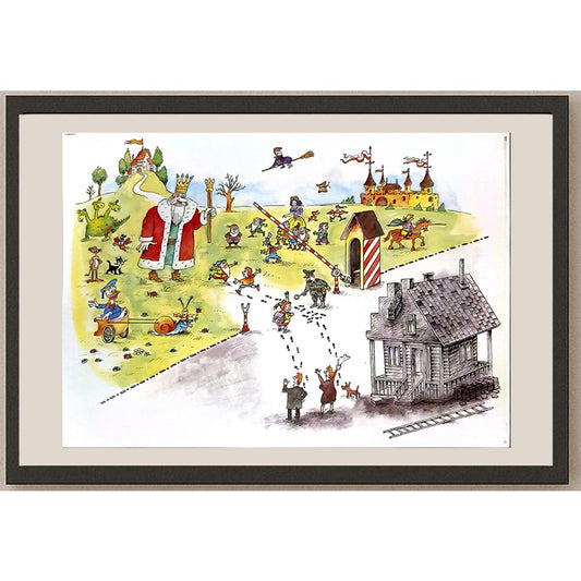 Harumi Imahase 29X21cm Orijinal Karikatür BOD05015