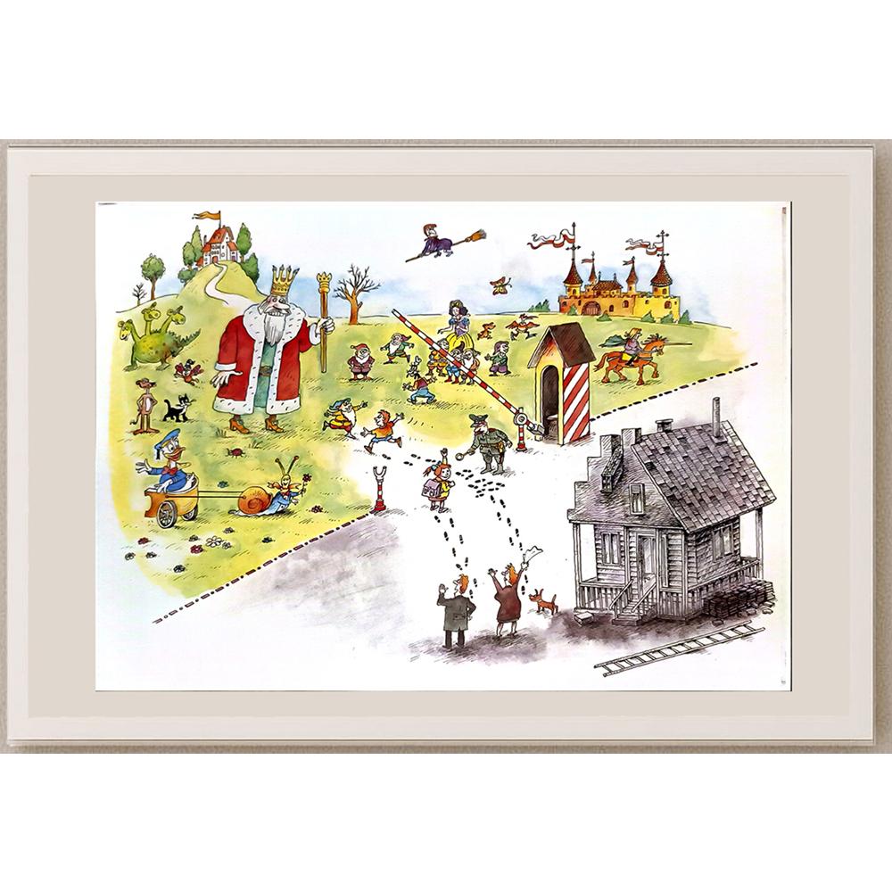 Harumi Imahase 29X21cm Orijinal Karikatür BOD05015