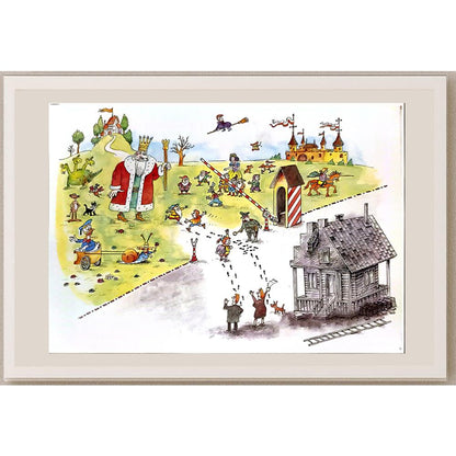 Harumi Imahase 29X21cm Orijinal Karikatür BOD05015