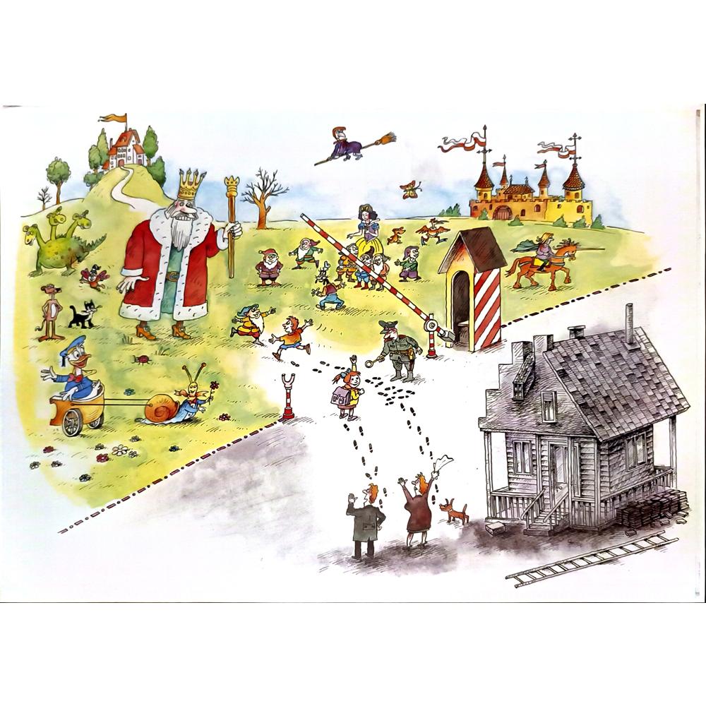 Harumi Imahase 29X21cm Orijinal Karikatür BOD05015