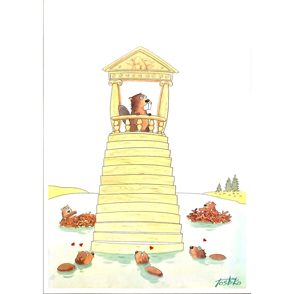 Toshika 43x30cm Orijinal Karikatür BOD05017