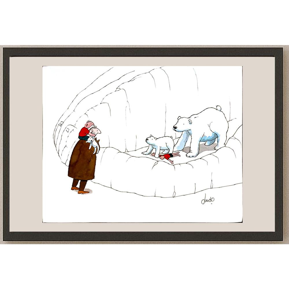 Ludo Goderis 29x21cm Orijinal Karikatür BOD05018