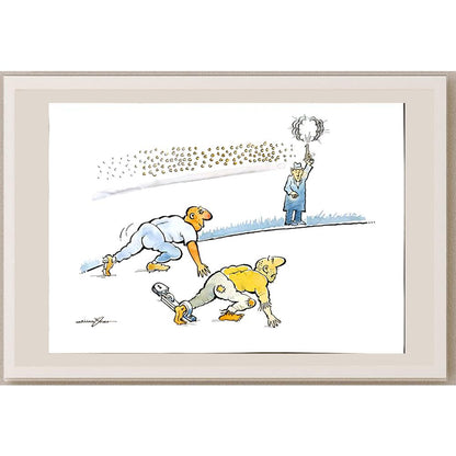 Atila Özer 29x21cm Orijinal Karikatür BOD05019