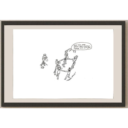 Emre Türk 29x21cm Orijinal Karikatür BOD05025