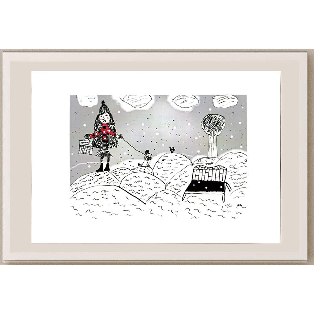 Maltutina Olya 29x21cm Orijinal Karikatür BOD05027