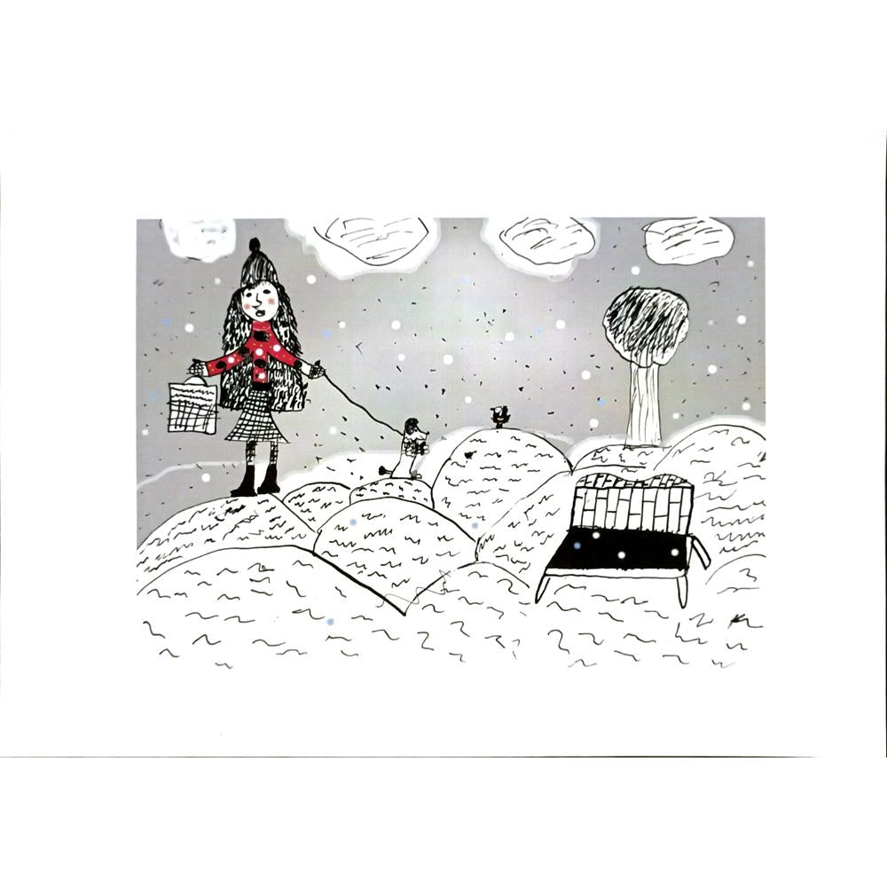 Maltutina Olya 29x21cm Orijinal Karikatür BOD05027