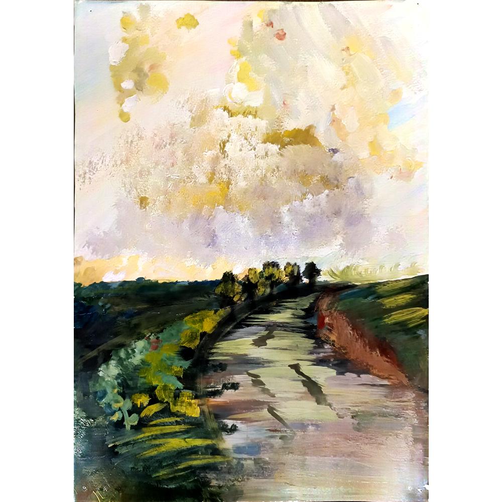 Alesya Radyuk 43x30cm Orijinal Karikatür BOD05030