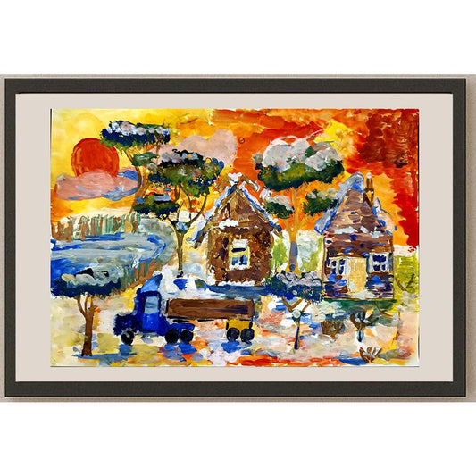 Artyom Ladyzieths 43x30cm Orijinal Karikatür BOD05033