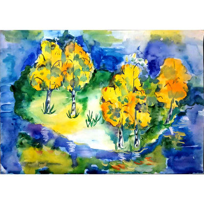 Ksenia Yakubovich 43x30cm Orijinal Karikatür BOD05036