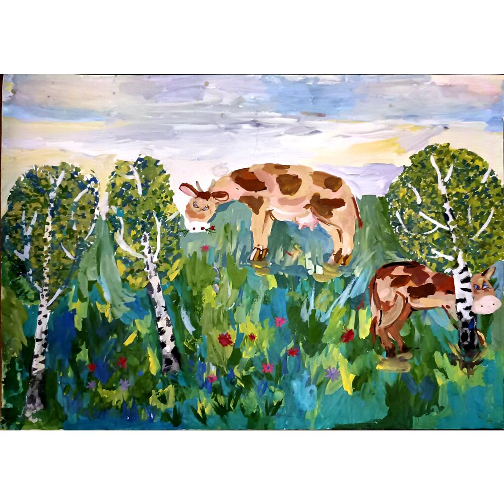 Alina Rumyantseva 43x30cm Orijinal Karikatür BOD05037