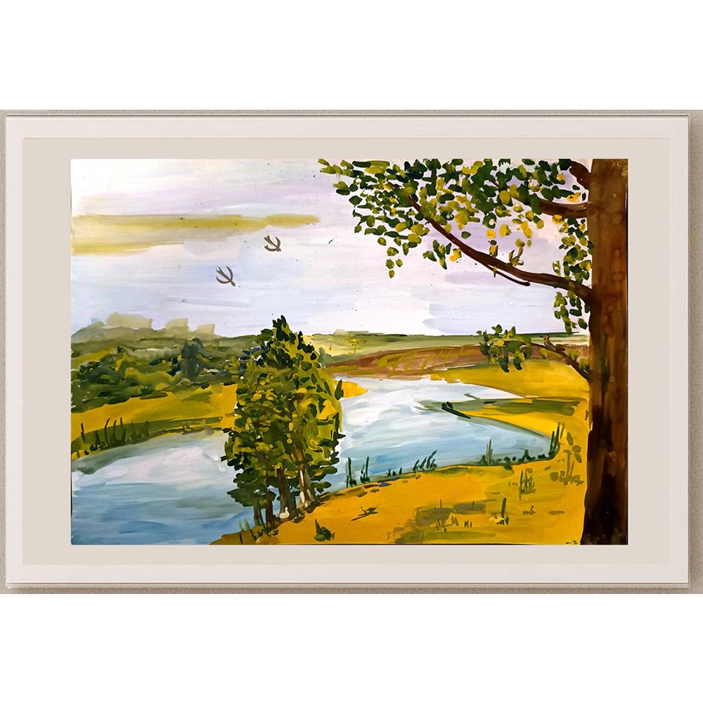 Veronika Danilevich 43x30cm Orijinal Karikatür BOD05038