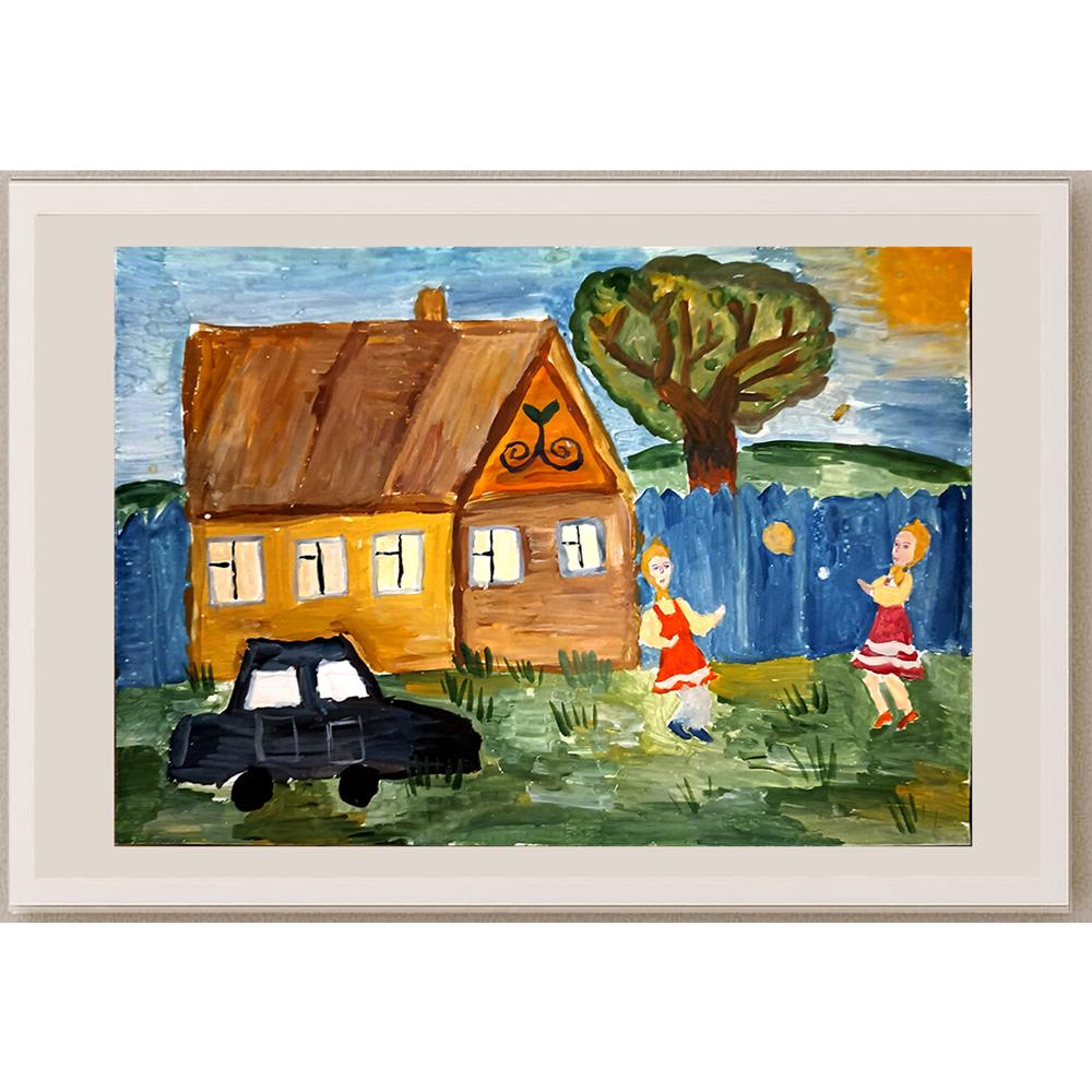 Anastasia Burtseva 43x30cm Orijinal Karikatür BOD05039