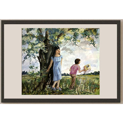 Yulia Sharova 43x30cm Orijinal Karikatür BOD05040