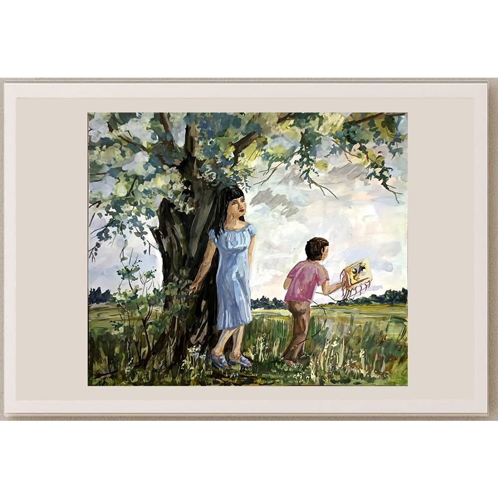 Yulia Sharova 43x30cm Orijinal Karikatür BOD05040
