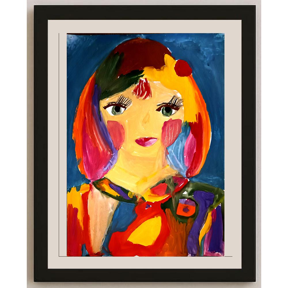 Olga Gritsischuk 43x30cm Orijinal Karikatür BOD05041