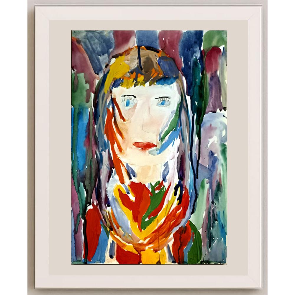 Anastasia Kovaleva 43x30cm Orijinal Karikatür BOD05043