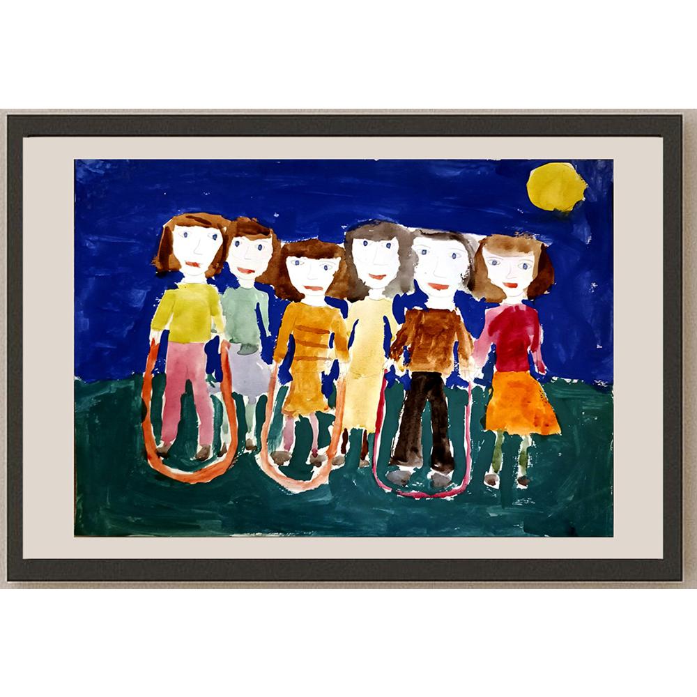 Mikheeva Lyudmila 43x30cm Orijinal Karikatür BOD05051