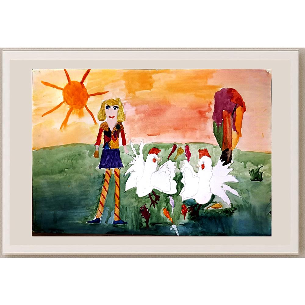 Anastasia Vaityukhovskaya 43x30cm Orijinal Karikatür BOD05056