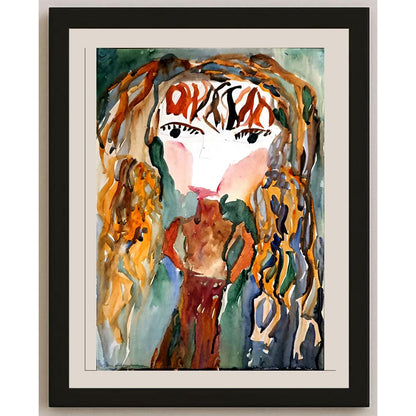 Lin Yulia 43x30cm Orijinal Karikatür BOD05057