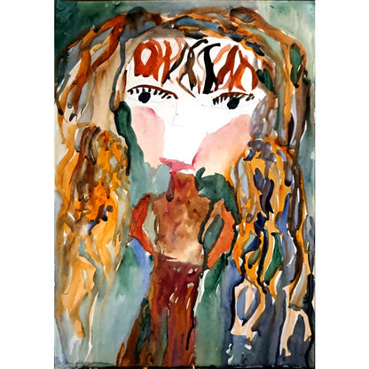 Lin Yulia 43x30cm Orijinal Karikatür BOD05057