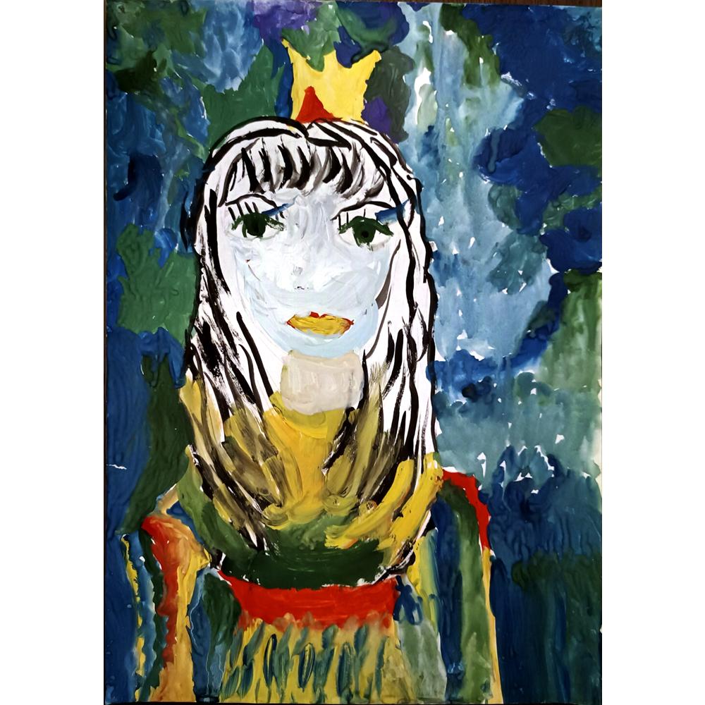 Lin Yulia 43x30cm Orijinal Karikatür BOD05058