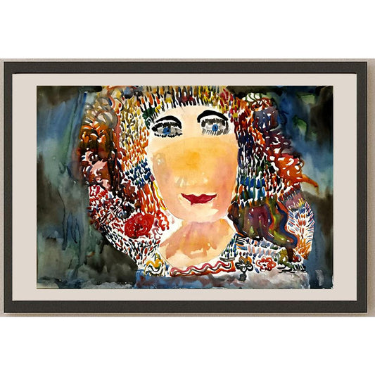 Olga Meleskevich 43x30cm Orijinal Karikatür BOD05061