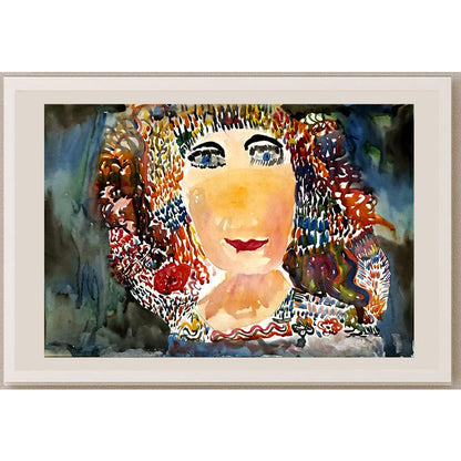 Olga Meleskevich 43x30cm Orijinal Karikatür BOD05061