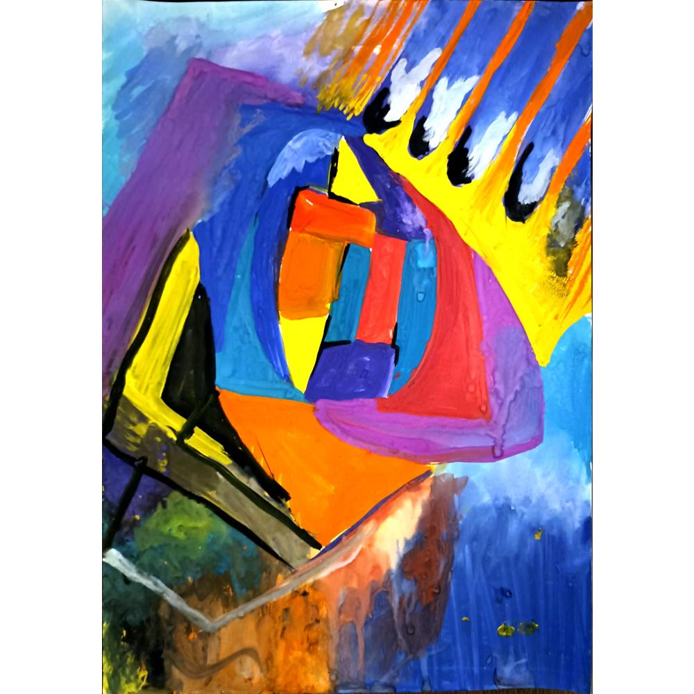 Natalia Gladko 43x30cm Orijinal Karikatür BOD05063