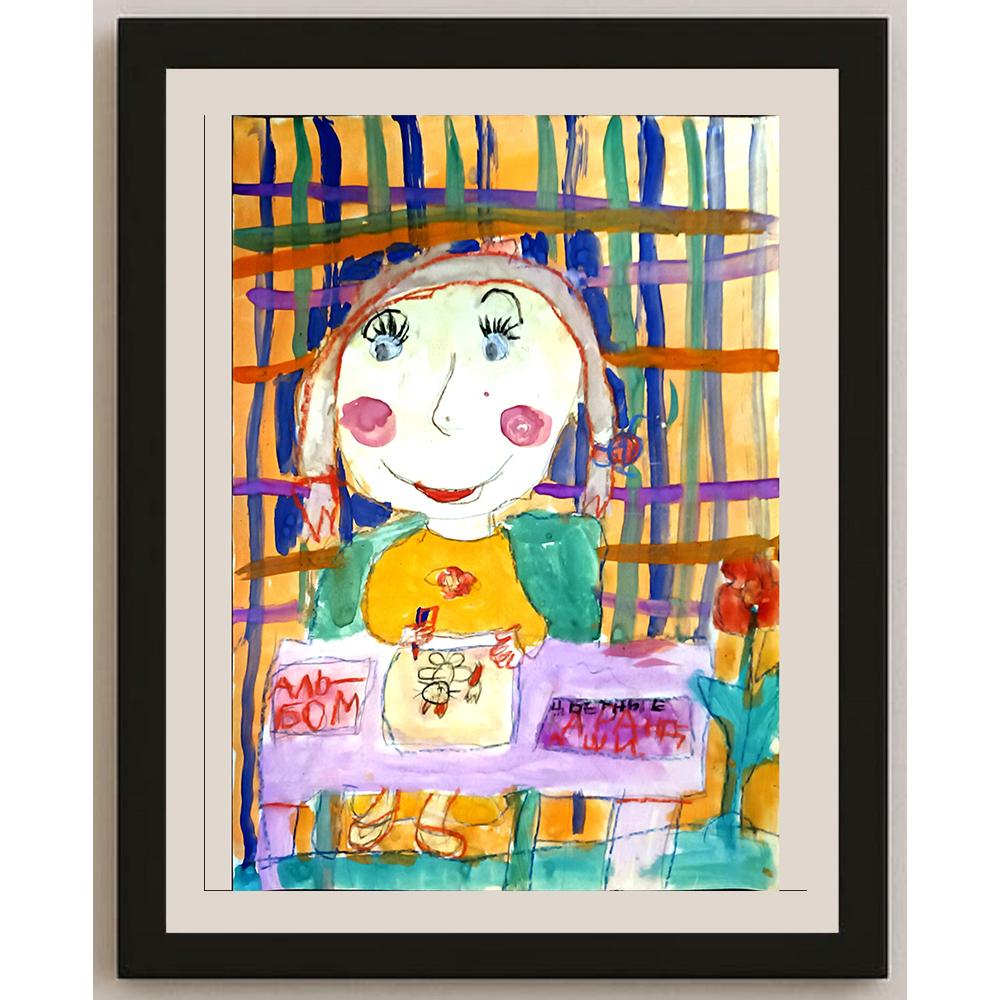 Julie Moiseeva 43x30cm Orijinal Karikatür BOD05072
