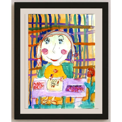 Julie Moiseeva 43x30cm Orijinal Karikatür BOD05072