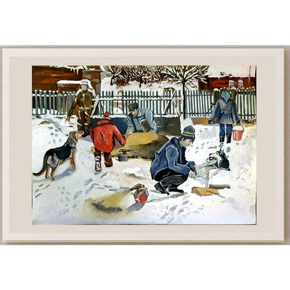 Evgeny Budzko 43x30cm Orijinal Karikatür BOD05080