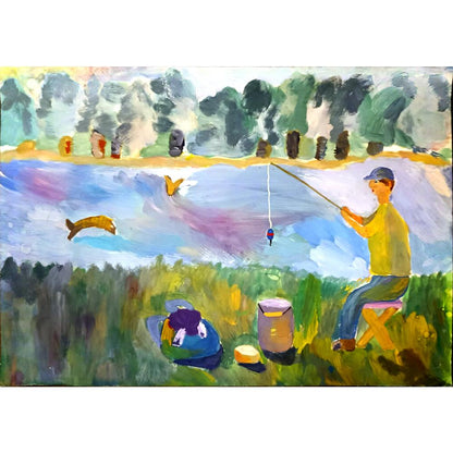 Trina Seniuk 43x30cm Orijinal Karikatür BOD05091