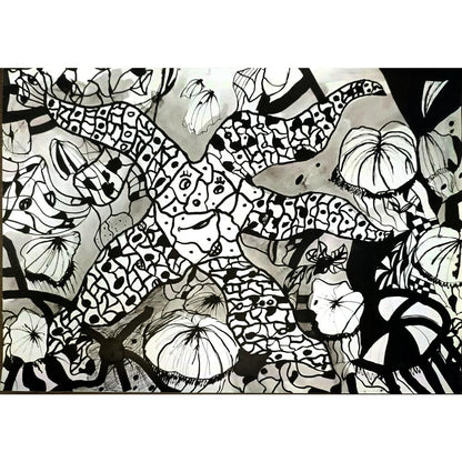 Masha Kalesh 43x30cm Orijinal Karikatür BOD05106