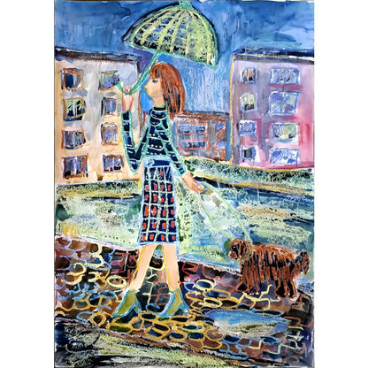 Valeria Kurukovich 43x30cm Orijinal Karikatür BOD05113