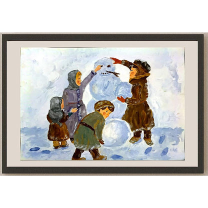 Helen Sherstneva 43x30cm Orijinal Karikatür BOD05116