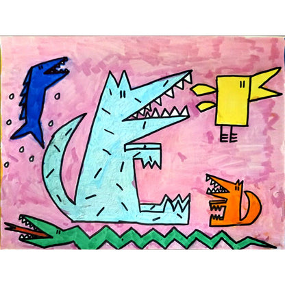 Alex Rogowski 43x30cm Orijinal Karikatür BOD05119