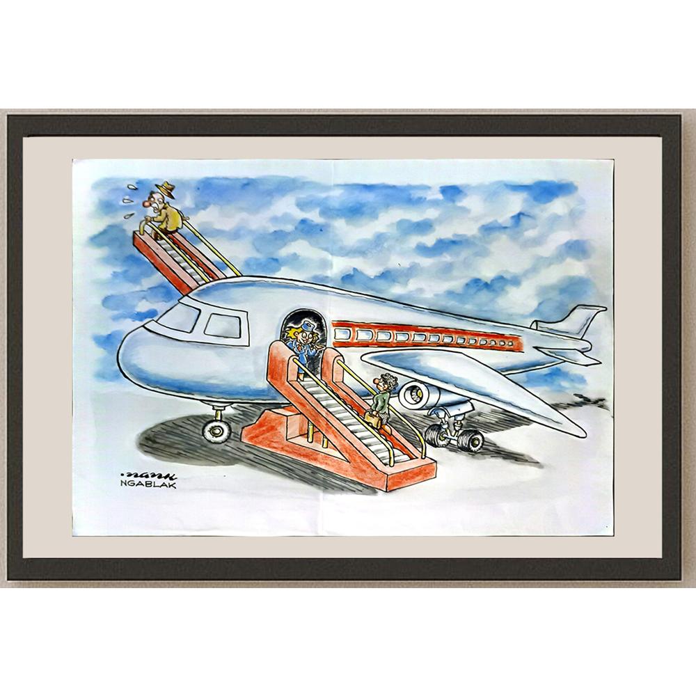 Yustinus Anang Jatmiko 29x21cm Orijinal Karikatür BOD05137