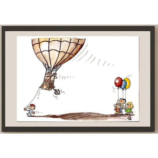 Irien Trendafilov 29x21cm Orijinal Karikatür BOD05142
