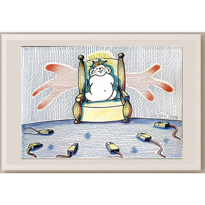 Zoran Josic 29x21cm Orijinal Karikatür BOD05147